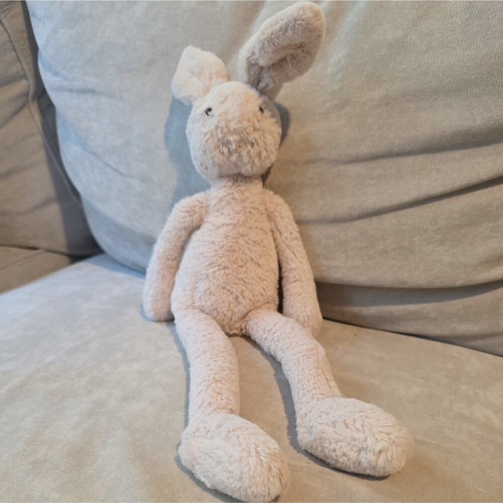 Jellycat London Beige Plush Hare Sparkly Bunny